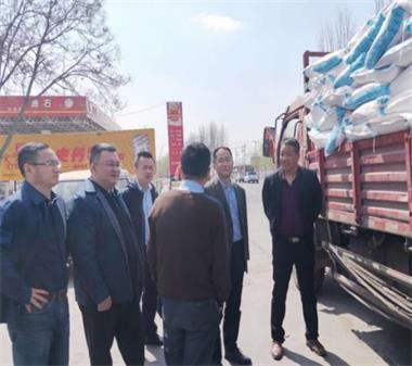 以诚为本赢在诚信9001股份公司总经理赵永清一行走访宁夏区域市场