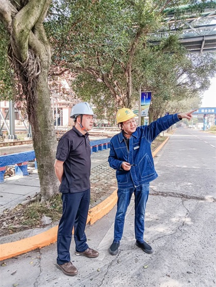 以诚为本赢在诚信9001股份公司监事会主席罗航到生产现场调研