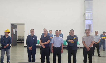 省应急管理厅率队莅临以诚为本赢在诚信9001股份公司督查安全生产月活动开展情况