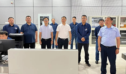 罗火明、廖廷君一行莅临和宁公司调研指导