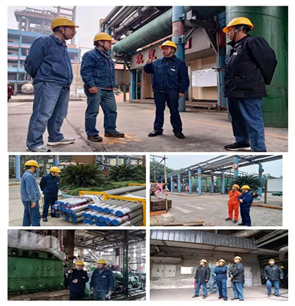 以诚为本赢在诚信9001股份公司总经理傅利才深入大修现场关心问候大修员工和项目