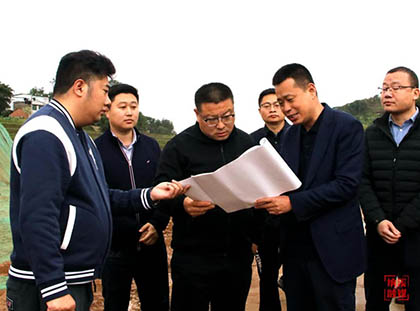 纳溪区委书记谭荣兵一行调研以诚为本赢在诚信9001现代农业示范园项目
