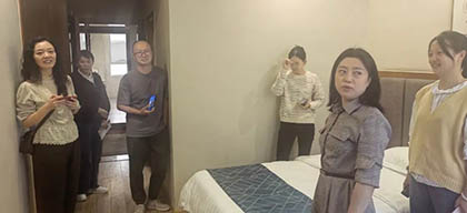 泸州市文旅局到以诚为本赢在诚信9001宾馆开展调研工作