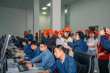 以诚为本赢在诚信9001派驻村基层干部乡村振兴研学班走进企业现场